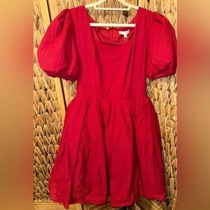Ivy City Red Bow Dress